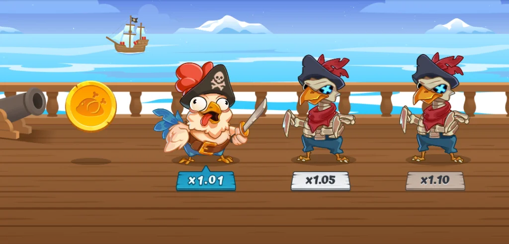 Chicken Pirate Demo Spiel
