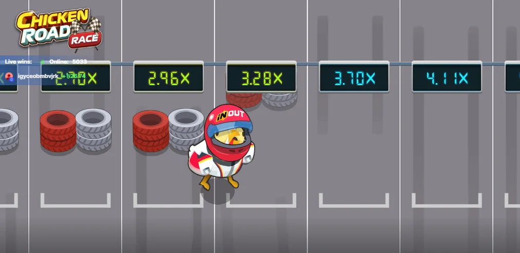 Chicken Road Race Spiel Demo