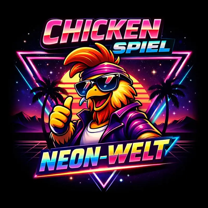Chicken Spiel Neon-Welt